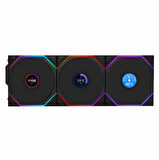 Lian Li UNI FAN REVERSE TL WIRELESS LCD 3x120mm Siyah Kasa Fanı G99.12RTLLCD1W3B.00