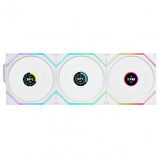 Lian Li UNI FAN REVERSE TL WIRELESS LCD 3x120mm Beyaz Kasa Fanı G99.12RTLLCD1W3W.00