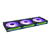 Lian Li UNI FAN REVERSE SL-INFINITY WIRELESS 3x120mm Siyah Kasa Fanı (G99.12RSLIN1W3B.00)
