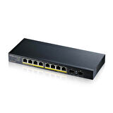 ZYXEL GS1100-10HP 8 PORT GIGABIT 2 SFP PORT POE SWITCH YÖNETİLEMEZ