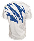 Okuma White Motif Cotton Short Sleeve Shirt S