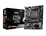 MSI A320M-A Pro AMD A320 AM4 DDR4 3200 MHz Masaüstü Anakart