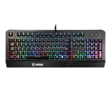 MSI GG VIGOR GK20 TR GAMING KEYBOARD RAINBOW ARKA AYDINLATMA ANTIGHOSTING MEMBRAN SIVI DOKULMESINE DAYANIKLI OYUNCU KLAVYESI TURKCE Q