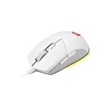 MSI GG CLUTCH GM11 WHITE GAMING MOUSE 5.000 DPI OPTIK SENSOR RGB LED MYSTIC LIGHT OYUNCU FARESI BEYAZ