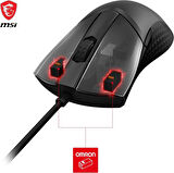 MSI Clutch GM31 Lightweight RGB Makrolu Şarjlı Ergonomik Optik Kablolu Oyuncu Mouse Outlet