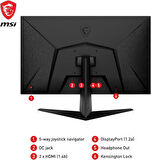 MSI MSI Optix G2712 27" 1 ms Full HD IPS 170 Hz Oyuncu Monitörü - Teşhir