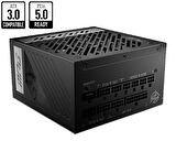 MSI PSU MPG A850G PCIE5 850W 80 PLUS GOLD ACTIVE PFC FULL MODULAR