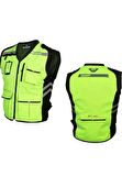 Forte Gt Xbyc 1188 Motosiklet Reflektif Yelek 3 Adet Kargo Cepli Rüzgar Geçirmez L Beden
