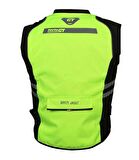 Forte Gt1188 Motosiklet Reflektif Yelek 3 Adet Kargo Cepli Rüzgar Geçirmez XL Beden