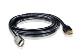 Aten 2L-7D01H 1 Mt HDMI 19 Pin Erkek-Erkek 2.0 4K 4096x2160 3D High Speed Ethernet Bağlantılı Erkek-Erkek HDMI Kablo