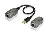 Aten UCE260 60 Mt USB 2.0 to CAT Erkek-Dişi USB 2.0 Mesafa Uzatma Adaptörü