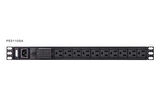 Aten PE0110SG 10 Port 1U 10A Basic PDU/Power Distribution Elektrik Güç Dağıtım Ünitesi