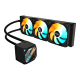 Gigabyte Gaming 360 ARGB 360mm Intel-AMD Uyumlu Siyah Sıvı Soğutucu