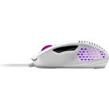 CM MASTER MOUSE MM720 RGB ULTRA HAFİF 49GR PARLAK BEYAZ OPTİK PROFESYONEL OYUNCU FARESi