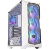 Coolermaster Masterbox TD500 Tg Beyaz 650W 80+ Bronze 4X12CM Argb Fanlı Mesh Ön Panel Pencereli Midtower Kasa