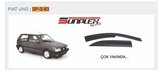SUNPLEKS CAM RÜZGARLIĞI FIAT UNO ÖN-ARKA SPORT STYLE