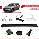 Volkswagen Passat B7 (3C) Variant 2010-2014 Arası ile Uyumlu FLY Model Ara Atkı Tavan Barı Siyah 3 Adet