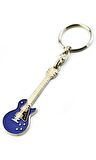 Gitar Mavi Anahtarlık