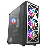 Vento VG12AL 4 Fanlı Siyah E-ATX Oyuncu Bilgisayar Kasası