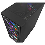 Vento VG12A 650W 80+ 4x120mm RGB Fan Temperli Cam USB 3.0 Mesh ATX Mid-Tower Gaming (Oyuncu) Kasa