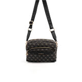 Silver Polo  Kadın Çapraz Çanta 1201-47241 SILVER POLO ÇAPRAZ Kadın ÇANTASI M178 FÜME-MAT SİYAH