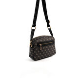 Silver Polo  Kadın Çapraz Çanta 1201-47241 SILVER POLO ÇAPRAZ Kadın ÇANTASI M178 FÜME-MAT SİYAH