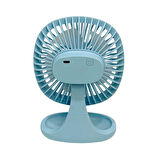 bigmate Mini Masa Fanı Taşınabilir Serinletici Şarjlı Vantilatör 3 Kademeli Hız Ayarı YM88192A