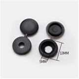 Vida Gizleyici Kapak Plastik (50 Li Paket) Beyaz