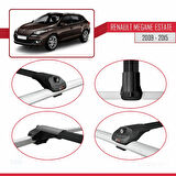 Renault Megane 3 ST 2009-2015 Arası ile Uyumlu ACE-1 Ara Atkı Tavan Barı Siyah 2 Adet