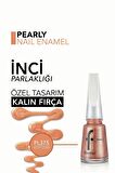 Flormar Sedefli Parlak Oje (KAHVE) - Pearly Nail Enamel - Pl375 Vetch Flower - 8682536035491