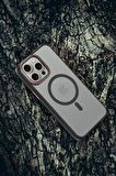 iPhone 15 Pro  Uyumlu Fuchsia Magsafe Arka  Kapak