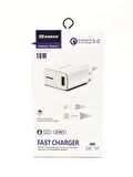 Samsung Galaxy C9 PRO SM-C9000 Uyumlu Şarj Aleti 18W 3,0 Amper Type-C Hızlı Fast Charger Birinci kalite Hızlı Şarj 