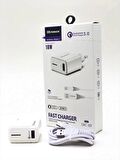 Samsung Galaxy C9 PRO SM-C9000 Uyumlu Şarj Aleti 18W 3,0 Amper Type-C Hızlı Fast Charger Birinci kalite Hızlı Şarj 