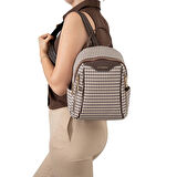 Silver Polo  Kadın  906-47376 SILVER POLO SIRT ÇANTASI M191 KAHVE SARI-MAT KAHVE