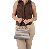 Silver Polo  Kadın Omuz Çantası 1205-47383 SILVER POLO Kadın ÇANTASI M191 KAHVE SARI-MAT KAHVE