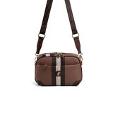 Silver Polo  Kadın Çapraz Çanta 1094-47396 SILVER POLO ÇAPRAZ Kadın ÇANTASI MK85 KOYU KAHVE-MAT KAHVE