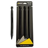 Alpinist Alüminyum 6061 Çadır Kazığı 18 cm Siyah 4'lü