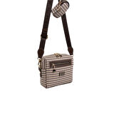 Silver Polo  Kadın Çapraz Çanta 1038-47414 SILVER POLO ÇAPRAZ Kadın ÇANTASI M191 KAHVE SARI-MAT KAHVE