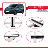 Fiat Doblo 3 2023 ve Sonrası ile Uyumlu BASIC Model Ara Atkı Tavan Barı Gri 2 Adet