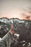 iPhone 15 Pro Uyumlu Fuchsia Flet Lens Magsafe Arka Kapak 