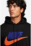 Club Fleece Erkek Siyah Sweatshirt