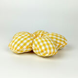 Woodycord El Yapımı Elyaf Dolgulu Topuz Tokası: Pofuduk Çiçek Şıklığı!