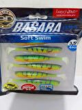 LUCKY JOHN BASARA 3D SOFT SWİM 3.5'' (8.89 CM ) PG13 6P SİLİKON YEM