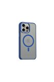 iPhone 15 Pro  Uyumlu Fuchsia Magsafe Arka  Kapak
