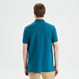 Nautica Erkek Mavi Classic Fit Kısa Kollu Polo Yaka T-Shirt