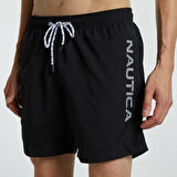 Nautica Erkek Siyah Regular Fit Deniz Şortu
