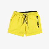 Nautica Erkek Sarı Regular Fit Deniz Şortu