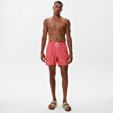 Nautica Erkek Pembe Baskılı Deniz Şortu