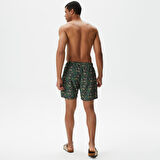 Nautica Erkek Yeşil Baskılı Deniz Şortu