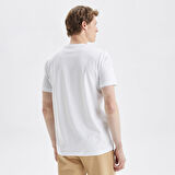 Nautica Erkek Beyaz Standart Fit T-Shirt